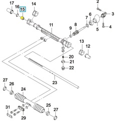 ВТУЛКА РЕЙКИ РУЛЕВОЙ NEXIA, LANOS, ESP МЕТАЛЛ GM