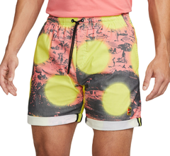 Шорты теннисные Nike Dri-FIT Heritage Print Tennis Shorts - volt