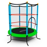 Батут детский DFC SMRKIDS 55" с сеткой, GREEN фото №1