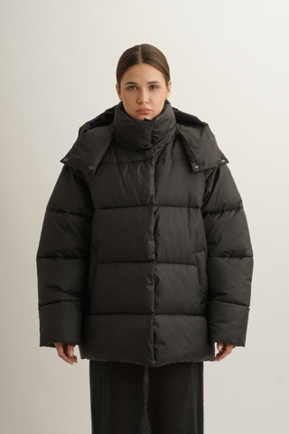 Объемная зимняя куртка Unisex, delicate черный