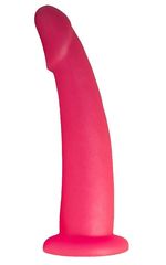 Розовый плаг-массажёр для стимуляции простаты - 16 см. - 