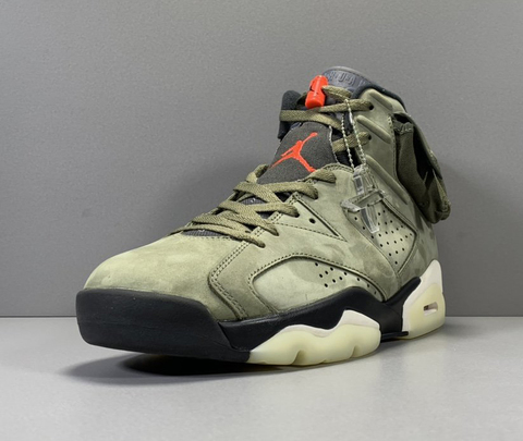 jordan retro 6 olive green