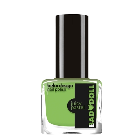 Bad doll Лак для ногтей GRAZY NEON тон 302 салатовый 6мл BelorDesign