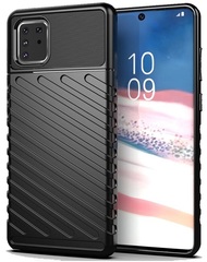 Черный противоударный чехол на Samsung Galaxy Note 10 Lite, серия Onyx от Caseport