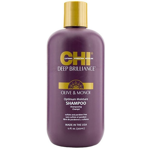 CHI Deep Brilliance: Увлажняющий шампунь для волос (Olive & Monoi Optimum Moisture Shampoo)