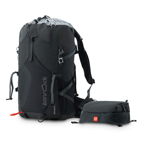 Картинка рюкзак туристический Kanrock Cruiser 45 Anthracite - 30