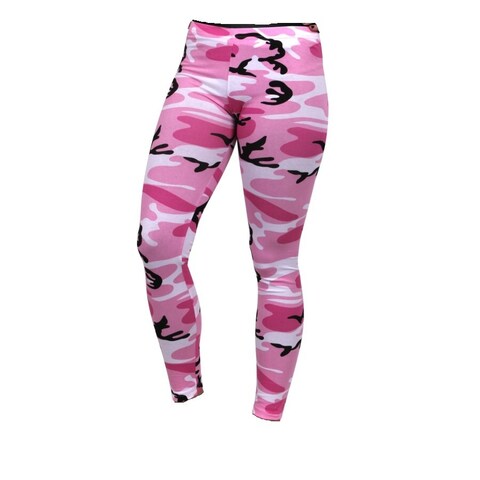 Pink camo leggings deals