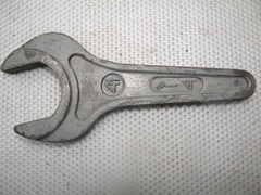 Ключ гаечный рожковый односторонний 41 мм с укороченной ручкой соотв. ГОСТ