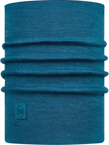 Картинка шарф-труба Buff wool heavyweight Solid Dusty Blue - 1