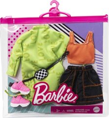 Одежда для куклы Barbie Платье-толстовка, юбка, аксессуары