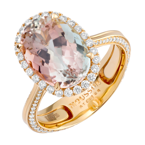 Кольцо с Турмалином и Бриллиантами, R0070-45/1