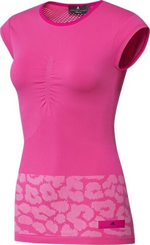 Женская теннисная футболка Adidas Stella McCartney Tee - shock pink