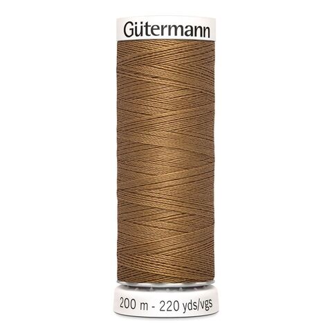 Нить Sew-All 200 м, Gutermann, 887 бежево-горчичный