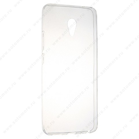Накладка силиконовая ультра-тонкая для Meizu E прозрачная