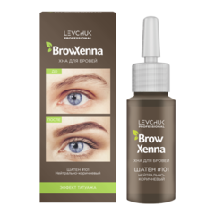 Хна BrowXenna (Броу Хенна) ШАТЕН #101, цвет нейтрально коричневый (10 мл, 1 штука, флакон)