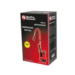 Дренажный насос QUATTRO ELEMENTI Drenaggio 400 FLES (400 Вт, 4000 л/мин, 11 м) (241-796)