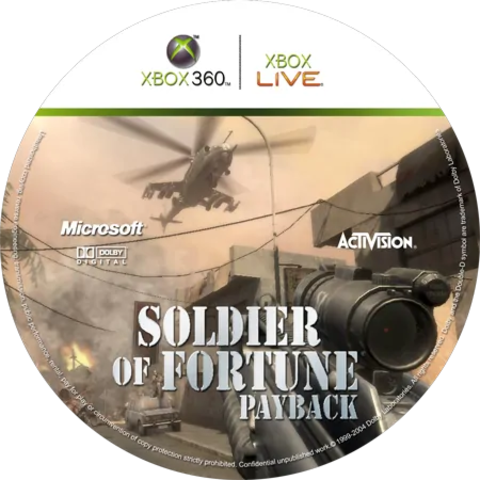 Soldier Of Fortune Payback [Xbox 360]