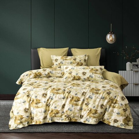 Постельное белье 2 спальное евро Asabella 1828-6