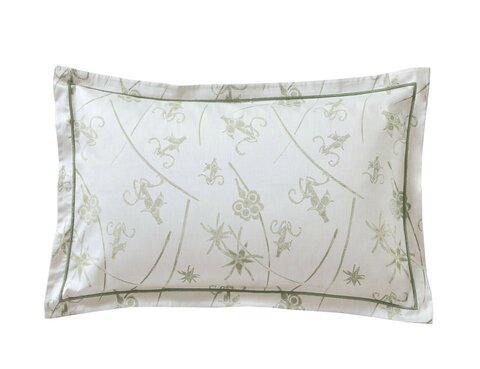 Постельное белье 2 спальное евро Blanc des Vosges Anais Sauge