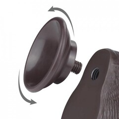 Реалистичный фаллоимитатор двухслойный Sliding Skin (19,5*3,7 см.) черный цвет