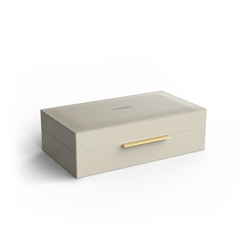 Decor Walther 0939849 Decor Walther  BROWNIE BOX L -  универсальная коробка 30х18хh9,5 см, искусственная кожа,, цвет темно-серый