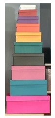 Коробка одиночная, Прямоугольник, МИКС Яркий, 15*8,5*5,5 см (цвет уточните у менеджеров)