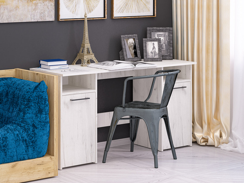 Стол письменный Фронда-9 крафт светлый