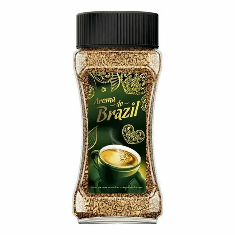 Кофе растворимый Aroma de Brazil стекло 175гр