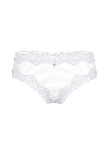 STRETCH COTTON ЧИИКИ С КРУЖЕВНОЕ ТЕСЬМОЙ