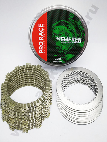 F2704QC Комплект фрикционных и металлических дисков сцепления NewFren Pro Race