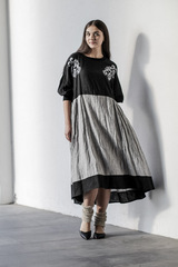 Настенька. Платье комбинированное с вышивкой PL-422570