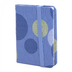 
          Записная книжка, А7, Alingar, 7БЦ, ПВХ, на резинке, клетка, 96 л., "Шары", голубой