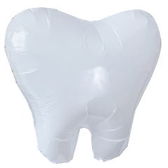 К Фигура, Зубик, Белый, 20''/51 см, 1 шт. (В упаковке)