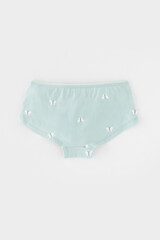 трусы/ уп  для девочки  К 1964-3уп/голубой опал,персиковый зефир,бабочки