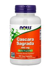 NOW Foods Крушина (Cascara Sagrada), 450 мг, 100 вегетарианских капсул