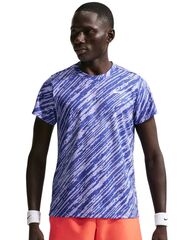 Теннисная футболка Nike Court Dri-Fit Victory Print - lapis/white