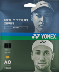 Теннисная струна Yonex PolyTour Spin Black - 1.25 Set (12 м)