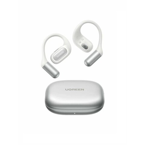 Наушники UGREEN WS213 (65387) FitBuds Open-Ear True Wireless Sports Earbuds With Microphone, белый