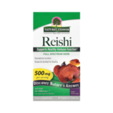 Рейши, Reishi Mushroom Mycelia, Nature's Answer, 90 вегетарианских капсул 3