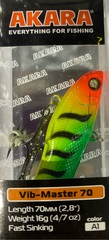 Воблер Akara раттлин Vib-Master 70 мм 16 гр. (4/7 oz 2,8 in) A 1