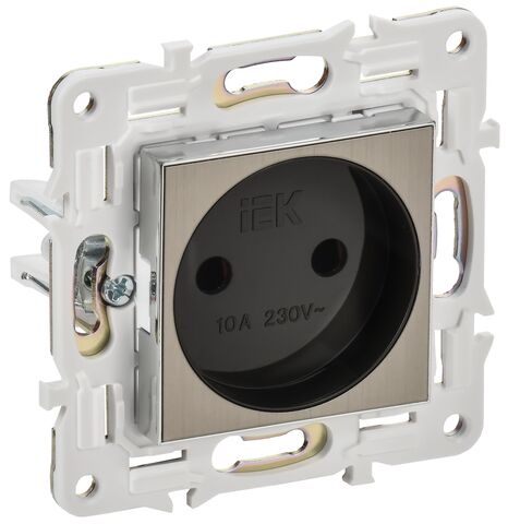 SKANDY Роз. без з/к/ш 10А SK-R02N никель IEK