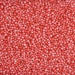 Шарики пенопласт, Малиновый, 2-4 мм, 500 мл