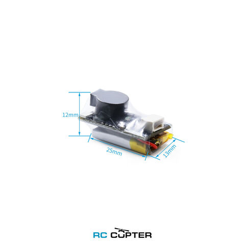 Пищалка (зуммер) GEPRC Super Buzzer для FPV (с батарейкой, звук до 100 дБ, LED), GP107135