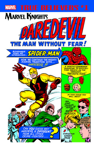 True Believers:Daredevil. The Man Without Fear! #1