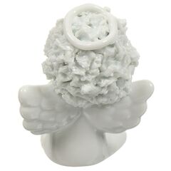 Фигурка декоративная керам, Кудрявый ангелок, 6.5х4х7 см, диз.2, бел, Y4-5189-2