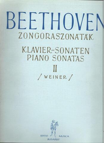 Zongoraszonatak. Klavier-sonaten II