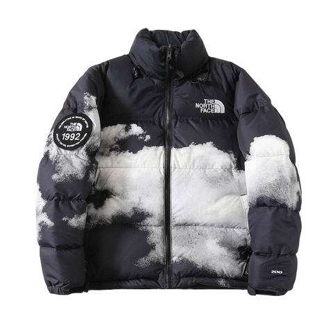 Пуховик The North Face 1996 Retro Nuptse Jacket 'Black/White' 