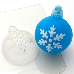 Форма пластиковая Шар/Снежинка