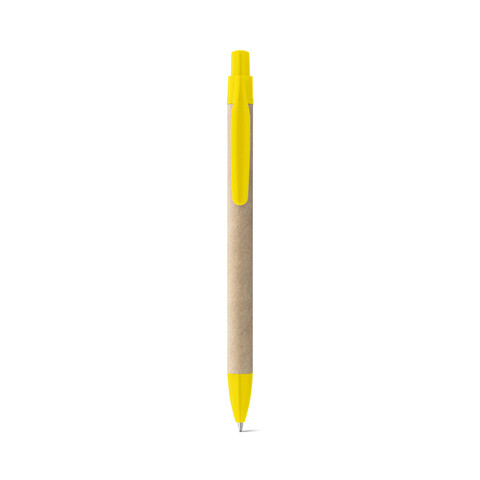 REMI. Шариковая ручка из крафт-бумаги с зажимом