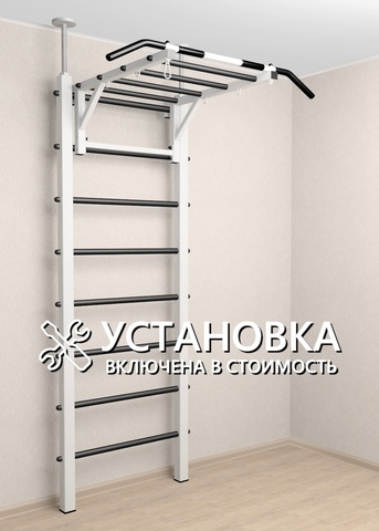 Шведские стенки Sv Sport враспор с турником рукоход + Монтаж